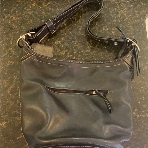 Coach | Black Leather Bucket Bag - Picture 2 of 6